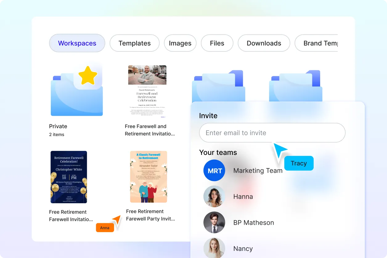 Free AI Farewell & Retirement Invitation Generator, Free Online Invitation Maker
